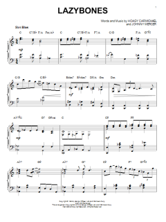 Lazybones [Jazz version] von Johnny Mercer (Download) 