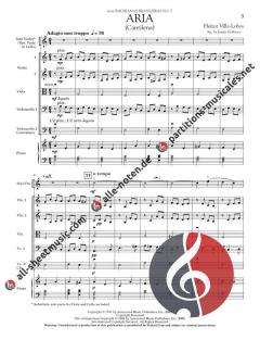 Aria (Cantilena) from Bachianas Brasileiras No. 5 