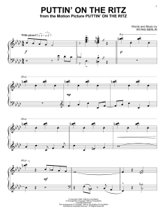 Puttin' On The Ritz von Irving Berlin (Download) 