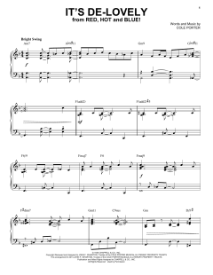It's De-Lovely [Jazz version] von Cole Porter (Download) 