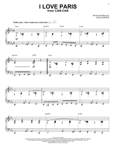 I Love Paris [Jazz version] von Cole Porter (Download) 