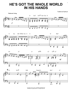 He's Got The Whole World In His Hands [Jazz version] von Traditional Spiritual (Download) 