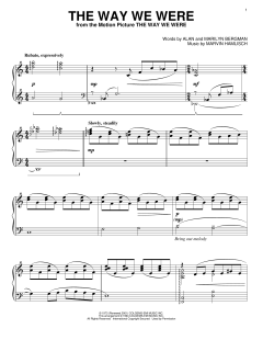 The Way We Were von Barbra Streisand (Download) 