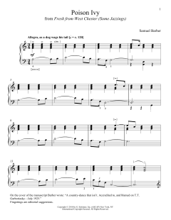 Poison Ivy von Samuel Barber (Download) 