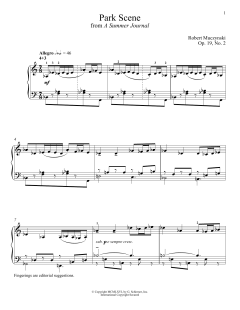 Park Scene von Robert Muczynski (Download) 