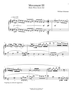Movement III von William Schuman (Download) 