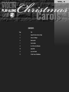 Violin Play-Along Vol. 5: Christmas Carols im Alle Noten Shop kaufen
