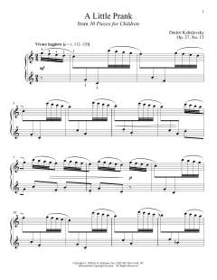 A Little Prank von Jeffrey Biegel (Download) 