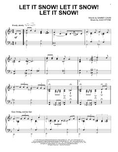 Let It Snow! Let It Snow! Let It Snow! von Jule Styne (Download) 