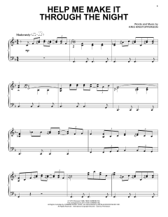 Help Me Make It Through The Night von Elvis Presley (Download) 