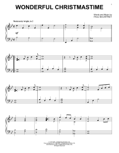 Wonderful Christmastime von Paul McCartney (Download) 