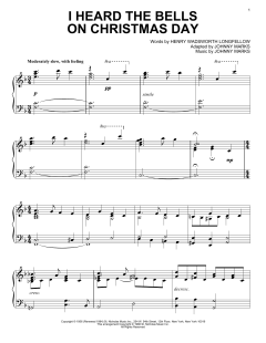 I Heard The Bells On Christmas Day von Johnny Marks (Download) 