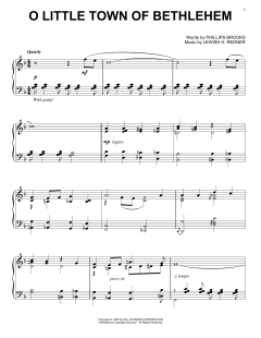 O Little Town Of Bethlehem von Phillips Brooks (Download) 