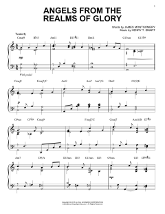 Angels From The Realms Of Glory [Jazz version] von James Montgomery (Download) 