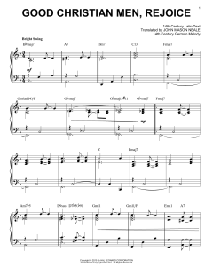 Good Christian Men, Rejoice [Jazz version] von John Mason Neale (Download) 