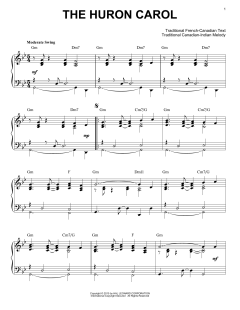 The Huron Carol [Jazz version] von Trad. Canadian-Indian Melody (Download) 