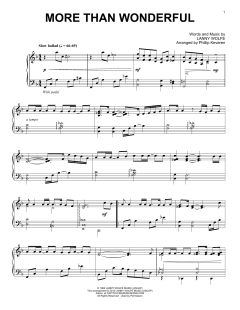 More Than Wonderful von Lanny Wolfe (Download) 