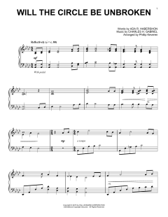 Will The Circle Be Unbroken von Ada R. Habershon (Download) 