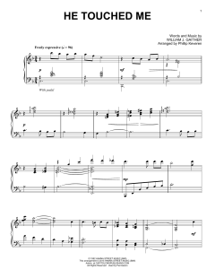 He Touched Me von William J. Gaither (Download) 
