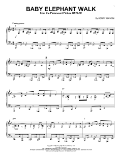 Baby Elephant Walk [Jazz version] von Henry Mancini (Download) 