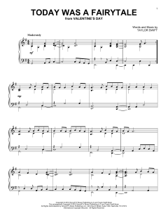 Today Was A Fairytale von Taylor Swift (Download) 
