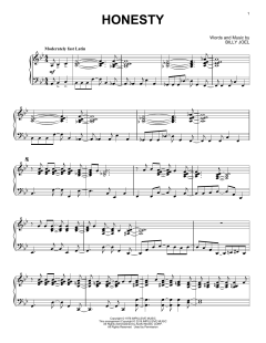 Honesty [Jazz version] von Billy Joel (Download) 