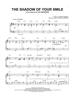 The Shadow Of Your Smile [Jazz version] von Johnny Mandel (Download) 