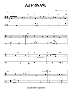 Au Privave von Charlie Parker (Download) 