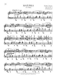Mazurka in C Major, Op. 67, No. 3 (Download) 