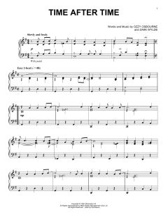 Time After Time [Jazz version] von Ozzy Osbourne (Download) 
