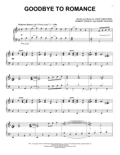 Goodbye To Romance [Jazz version] von Ozzy Osbourne (Download) 