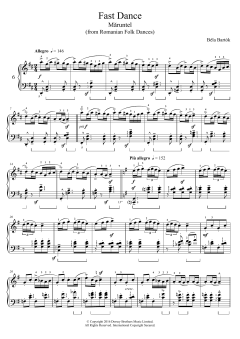 Fast Dance von Béla Bartók (Download) 