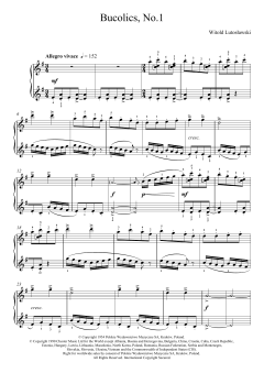 Bucolics, No.1 von Witold Lutoslawski (Download) 