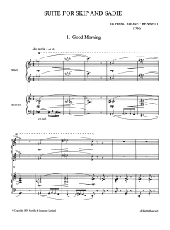 Suite For Skip And Sadie von Richard Rodney Bennett (Download) 