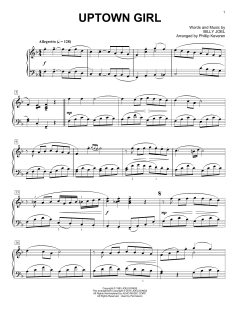 Uptown Girl [Classical version] von Billy Joel (Download) 