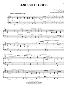 And So It Goes [Classical version] von Billy Joel (Download) 