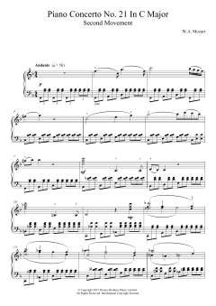 Piano Concerto No. 21 In C Major von Wolfgang Amadeus Mozart (Download) 