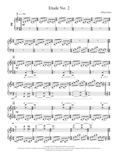 Etude No. 2 von Philip Glass (Download) 