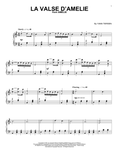 La Valse D'Amelie von Yann Tiersen (Download) 