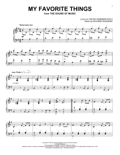 My Favorite Things von Richard Rodgers (Download) 