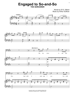 Engaged To So-And-So von Gilbert & Sullivan (Download) 