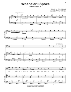 When E'er I Spoke von Gilbert & Sullivan (Download) 