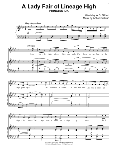 A Lady Fair von Gilbert & Sullivan (Download) 