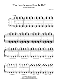 Why Does Someone Have To Die? von Philip Glass (Download) 
