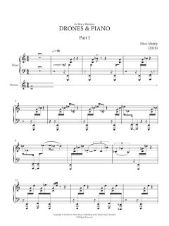 Drones And Piano von Nico Muhly (Download) 
