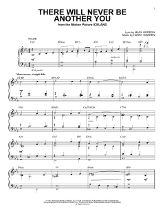 There Will Never Be Another You von Mack Gordon (Download) 