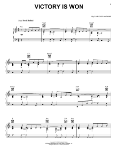 Victory Is Won von Carlos Santana (Download) 