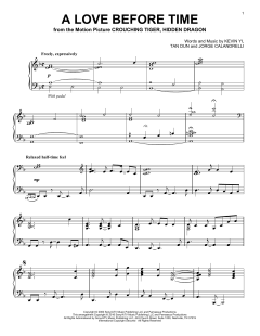 A Love Before Time von Tan Dun (Download) 