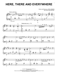 Here, There And Everywhere [Jazz version] von The Beatles (Download) 