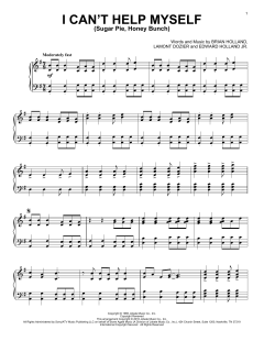 I Can't Help Myself (Sugar Pie, Honey Bunch) [Jazz version] von The Four Tops (Download) 
